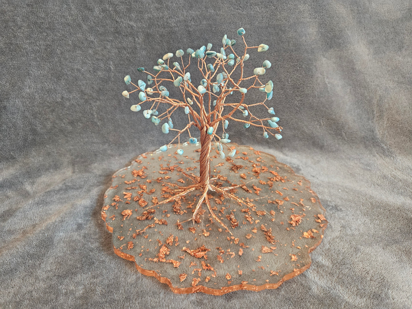 Blue/copper tree